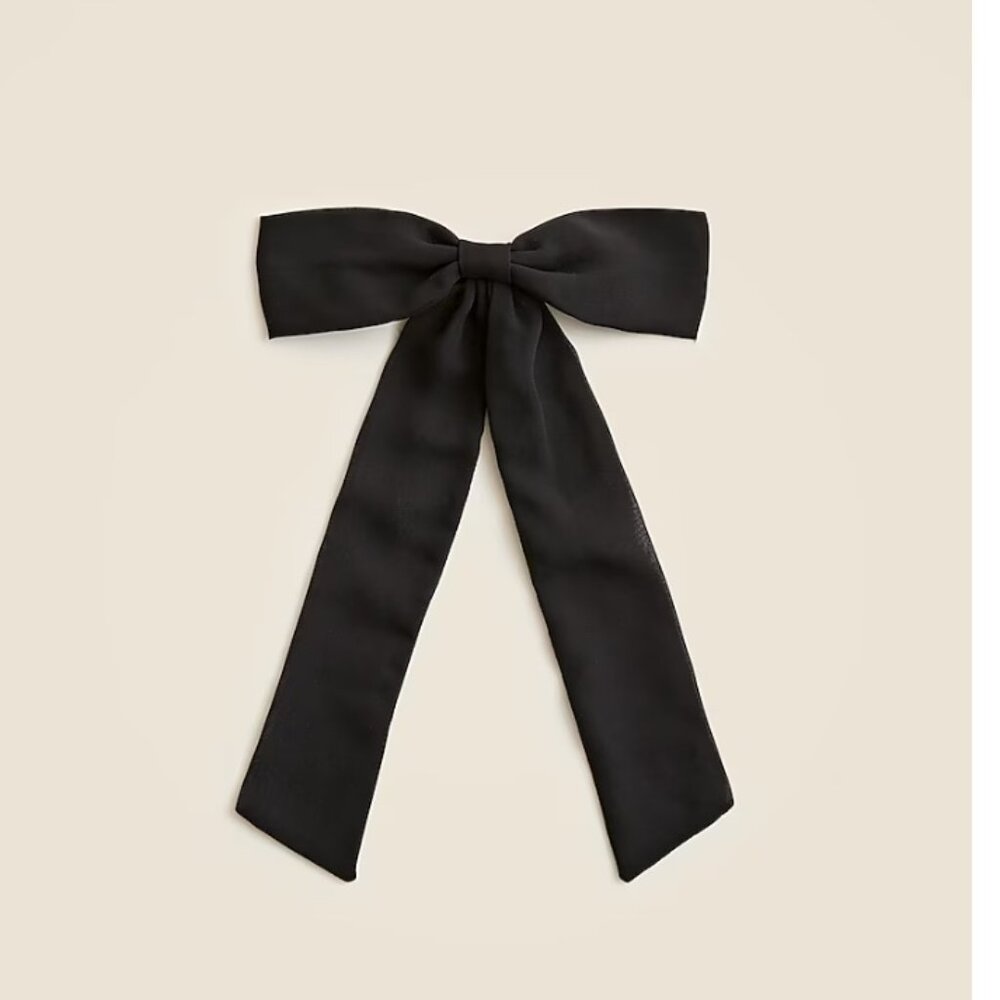 J.Crew Oversized Bow Hair Tie in Chiffon